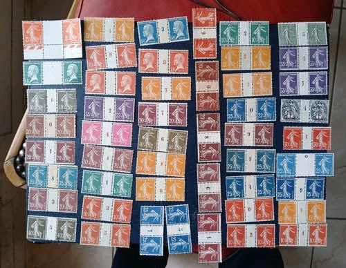 Vintage Stamp Lot Sower White Shepherds New 0 1 2 3 4 5 6 7 8 9