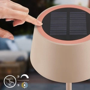 Briloner 7572011 LED Table LAMP, Beige Metal