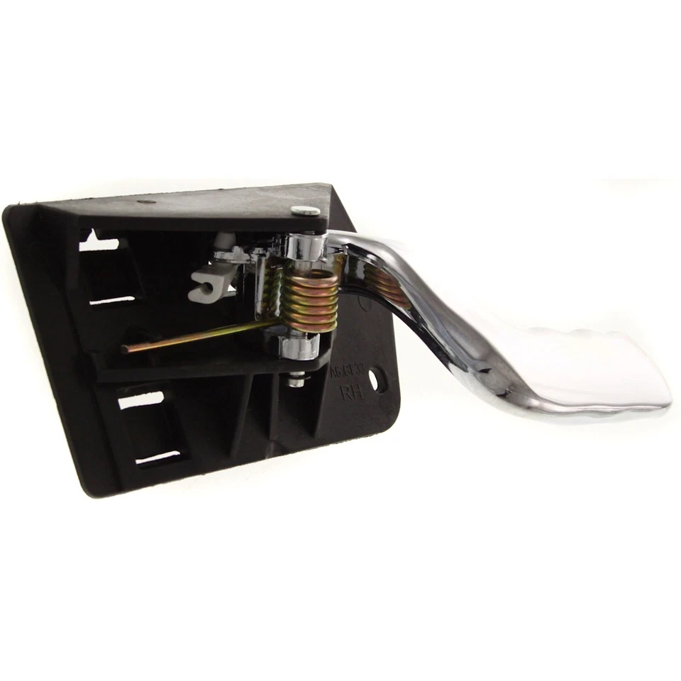 Front Interior Door Handle Set For 1999-2006 Chevrolet Silverado 1500 Chrome - Image 3 of 4