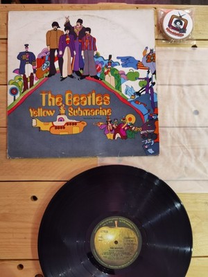 THE BEATLES - Yellow Submarine 1st Press ITA 1969 Vinyl 33 Giri Vinyl LP