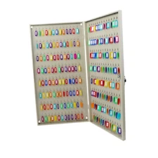 Key Cabinet Lock Box Wall Mount Key Organizer Box with Keychain Tags Valets