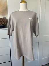 White Fox Shirt Womens Size S/M Gray Just Your Style Oversized Tee Graphic Print