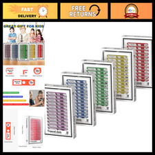 60pcs Prepared Microscope Slides Set - Plastic, Clear, Lab Science Supplies