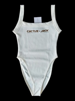Jordan x Travis Scott Cactus Jack Bodysuit Sail DX8607-133 XS NEU