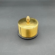 Vintage Brass Postage Stamp Roll Dispenser PAT Products K & McD USA Felt Bottom