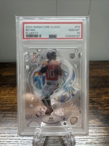 2024 Signature Class Bo Nix Fluidity PSA 10