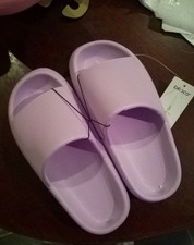 ***NEW*** Purple FLIP-FLOP POOL SLIDER SHOES - UK SIZE ADULTS/KIDS 3