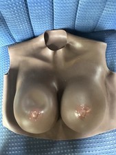 Silicone Breastplate Women Realistic "C" Cup