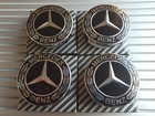 New Mercedes Benz Alloy Wheel Centre Caps 75mm Badges Black Hub Emblem Fits All