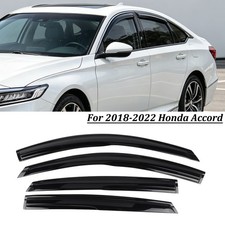 For 2018-2022 Honda Accord Jdm Mugen Style Tape-on Window Visor Vent Rain Guards