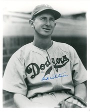 Dick Whitman (d. 2003) - MLB: Brooklyn Dodgers - Autographed 8 x 10