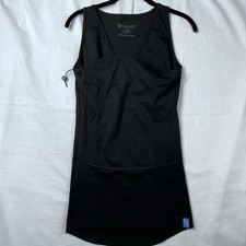 Lalabu Women's Black Soothe Shirt Baby Carrier Sleeveless Tank Size M