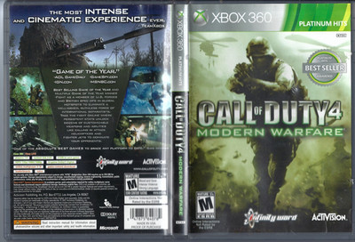 Call of Duty 4: Modern Warfare (Microsoft Xbox 360) Complete CIB