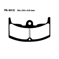 Bremsbelag BremsbeläGe Ebc FA080 2 Vorne FüR Honda Vt 250 F Bj. 1983-1987