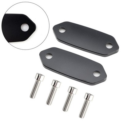 Mirror Delete Blank Block Off Plate for Kawasaki ZX6R 636 Ninja