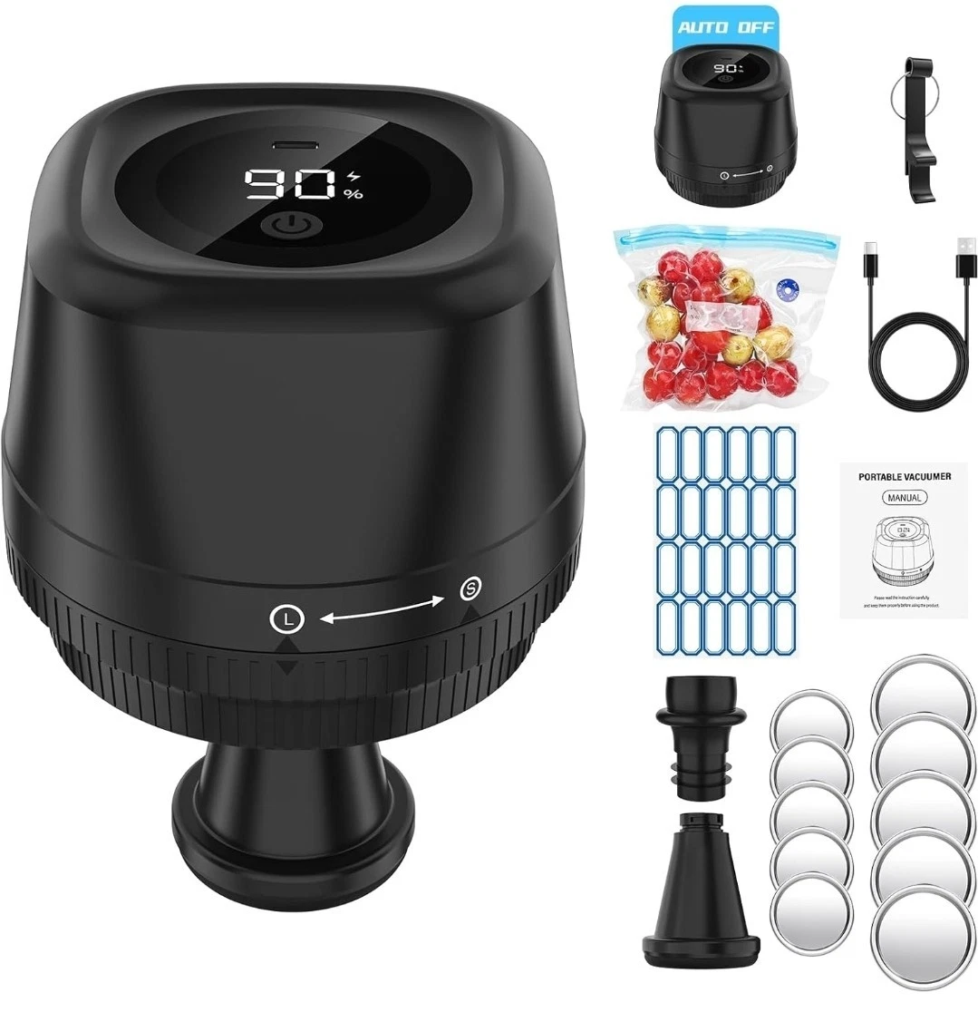 Electric Mason Jar Sealer 4-in-1 Auto Stop Wide & Regular Mouth Jars brand new
Opens in a new window