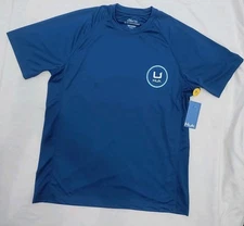 Huk Performance Fishing Mens Medium Short Sleeve Circle Logo Tee NWT