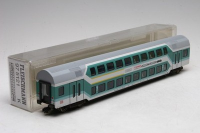 Fleischmann 97 5121 K Doppelstockwagen DABz mit Flm Werbung OVP neuw ABD-2049