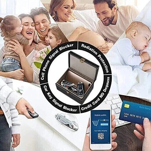 Faraday Box, Car Key Fob Protector, Signal Blocker Keyless ,RFID Signal Blocking