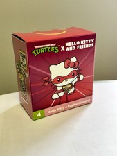 2025 McDonalds TMNT x Hello Kitty Raphael White  4 Happy Meal Toy NEW