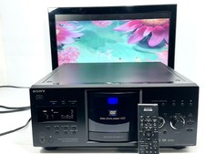 - Pro REFURB Sony DVP-CX985V 400 Disc CD DVD SACD Player Tested Working Video