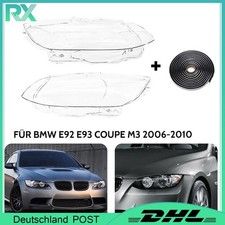 Für BMW 3er E92 E93 M3 Coupe Streuscheibe Kappen Links Rechts Scheinwerferglas