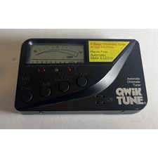 Qwik Tune Automatic Chromatic Tuner Guitar Bass Violin Ukulele Digital LCD