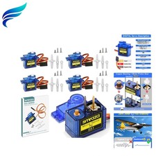 High-Speed 4-Piece SG90 Micro Servo Kit for Robotics and Arduino Projects