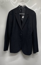 Calvin Klein Mens Black Long Sleeve Notch Lapel Two-Button Blazer Size M W/Tags