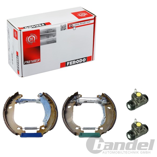 Ferodo Bremsbackensatz Vormontiert 180Mm Passend FüR Peugeot 206 206+ | FMK345-image