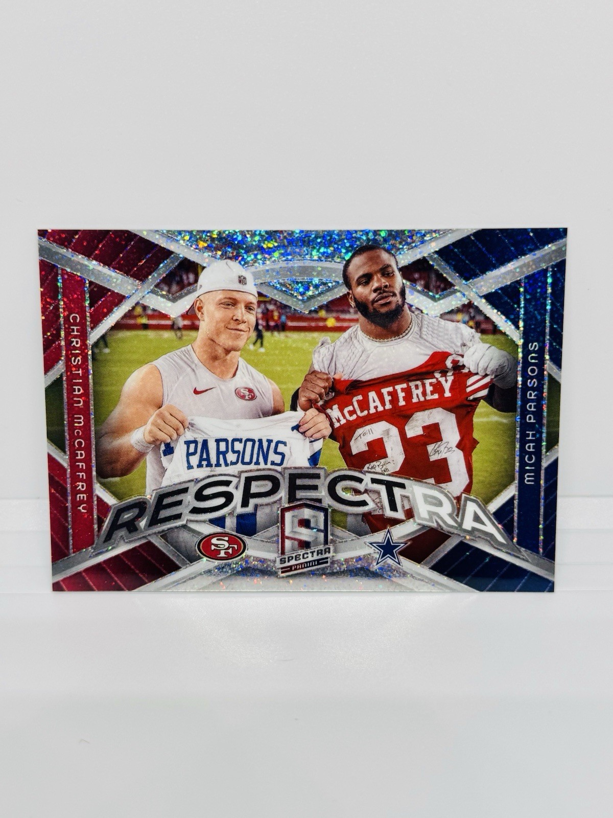 2024 Spectra CHRISTIAN MCCAFFREY / MICAH PARSONS Respectra Sparkle Prizm SSP
