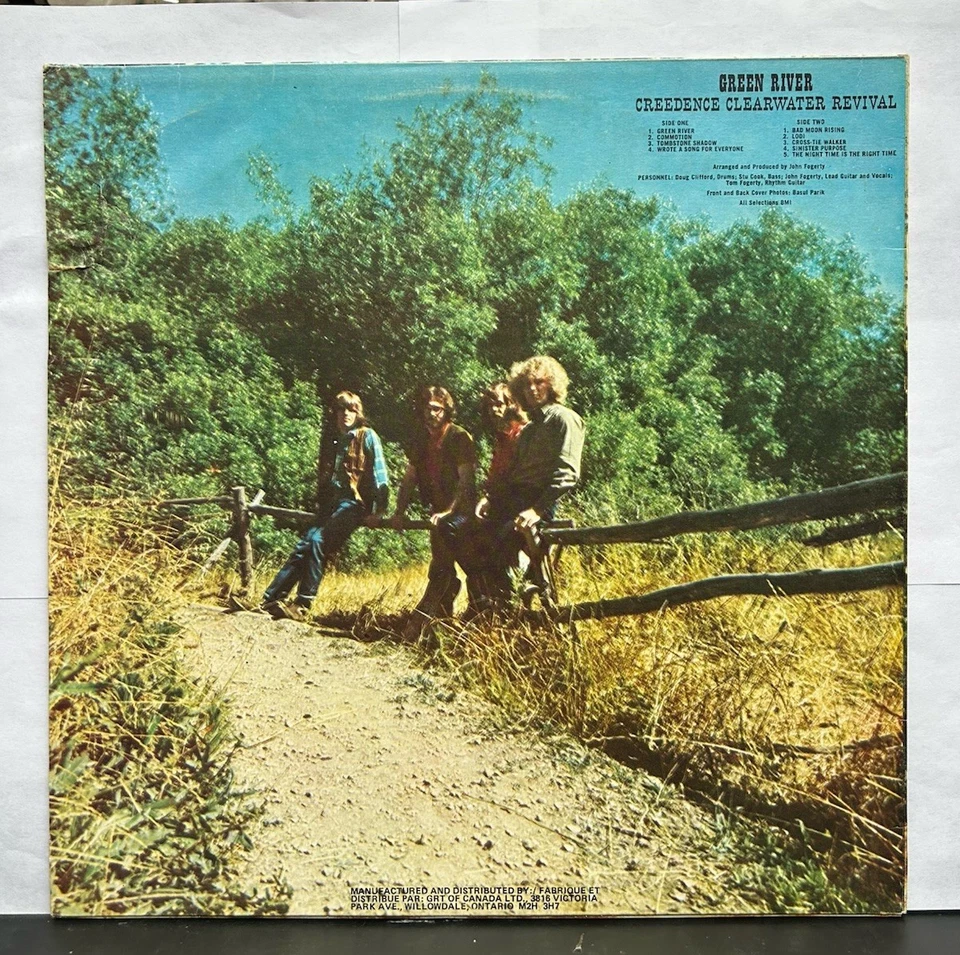 CREEDENCE CLEARWATER REVIVAL GREEN RIVER LP FANTASY 9160-8393 VINYL EX Foto 4 de 4