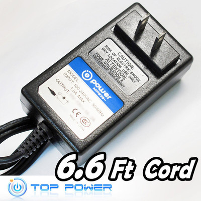 6.6ft for Samsung BlueAnt Bluetooth  Ematic Pandigital Tab Cowon AC DC Adapter