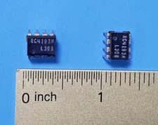 (2PCs)IC,RC4193N, RAYTHEON,Switching Regulator,Voltage-mode, 0.375A, 75kHz,PDIP8