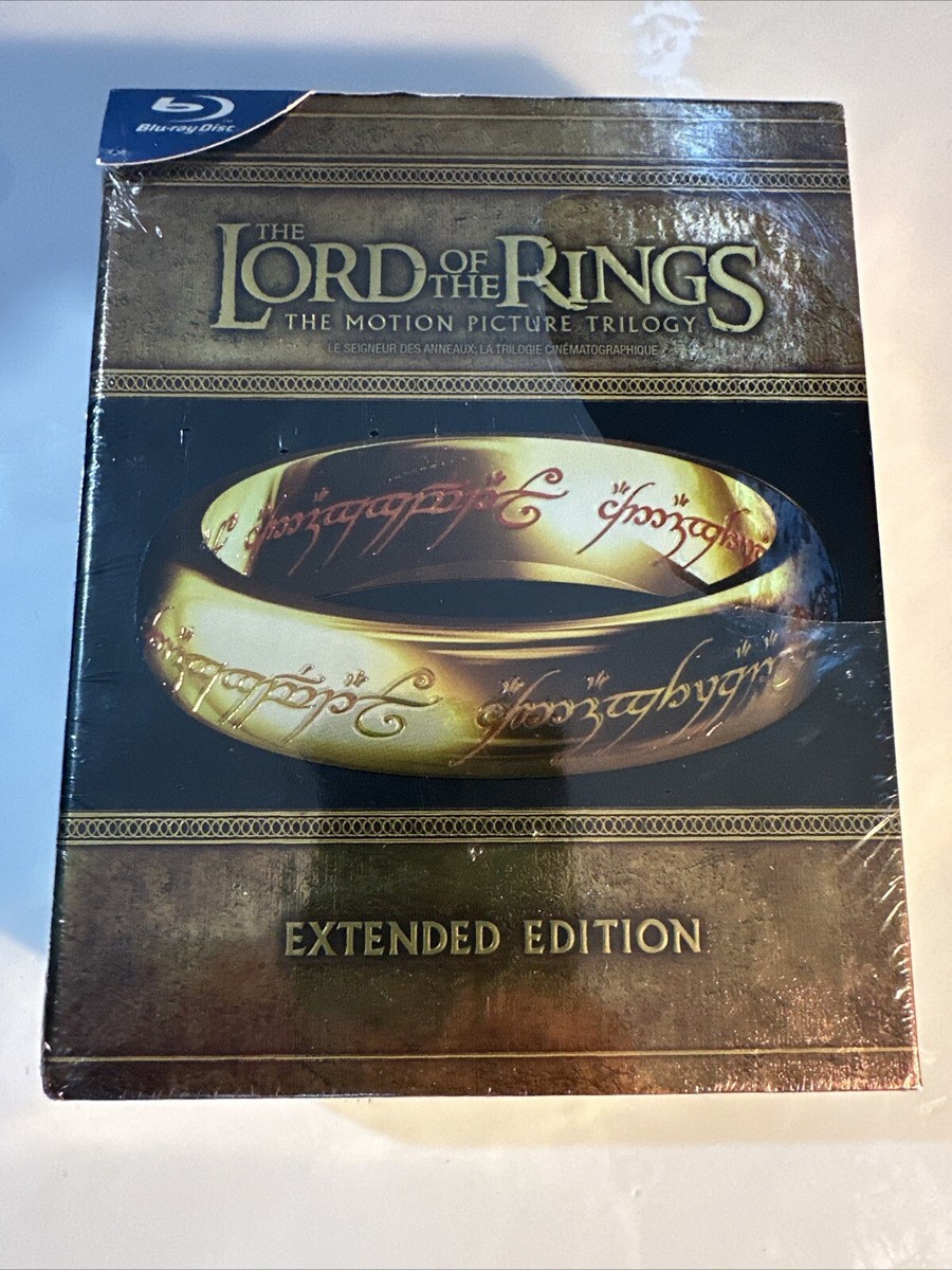 Lord of the Rings Motion Picture Trilogy Blu-ray Extended 15-Disc