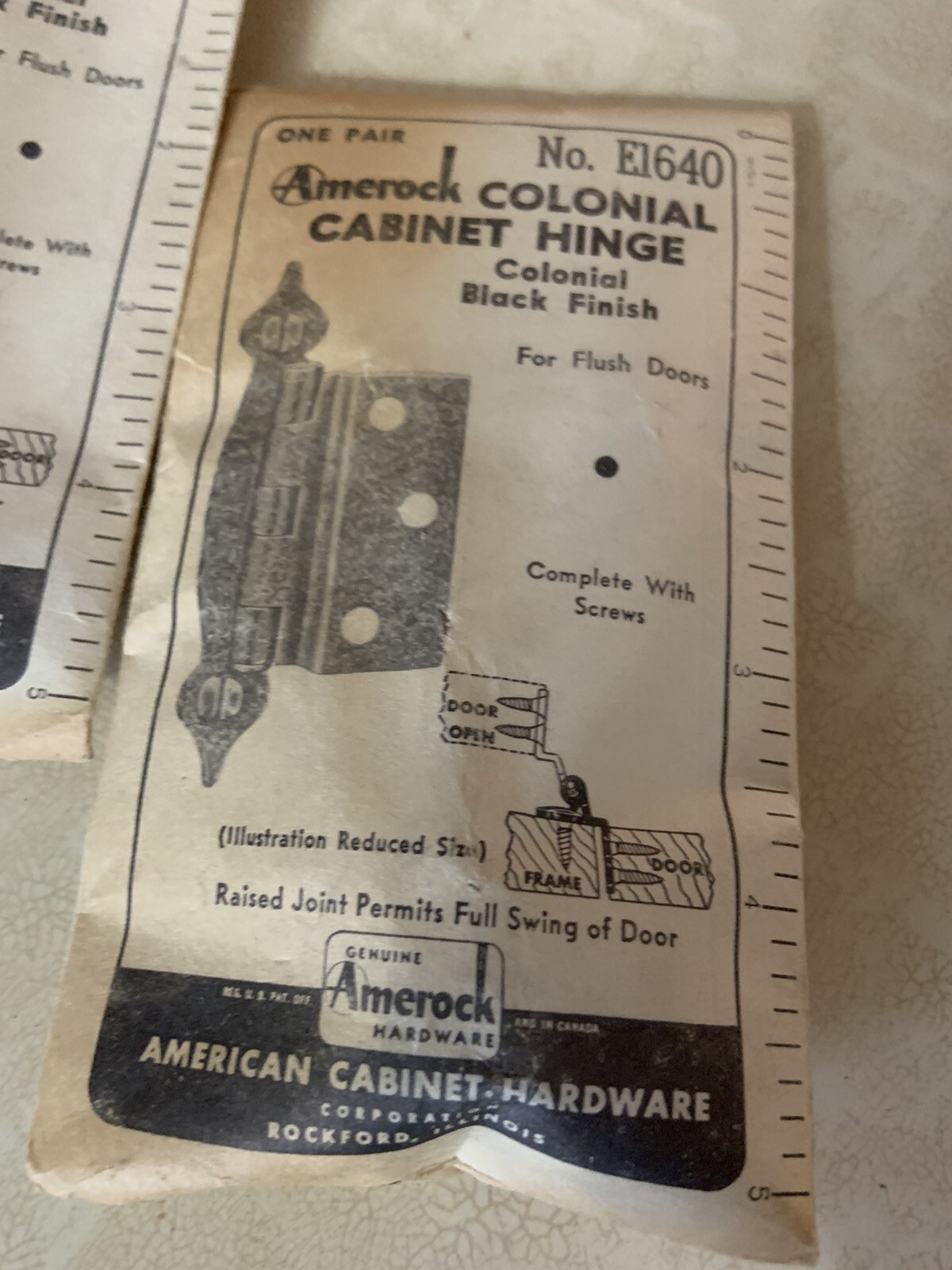 vintage americk e1640 colonial hinges 4pair nos International