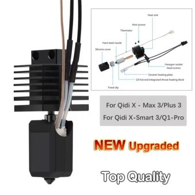 Upgrade Hotend für Qidi X Max3/Plus 3/Q1-Pro 3D-Drucker Teile Heizplatte Kit SEU