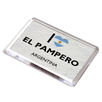 KÜHLSCHRANKMAGNET - I Love El Pampero, Argentinien