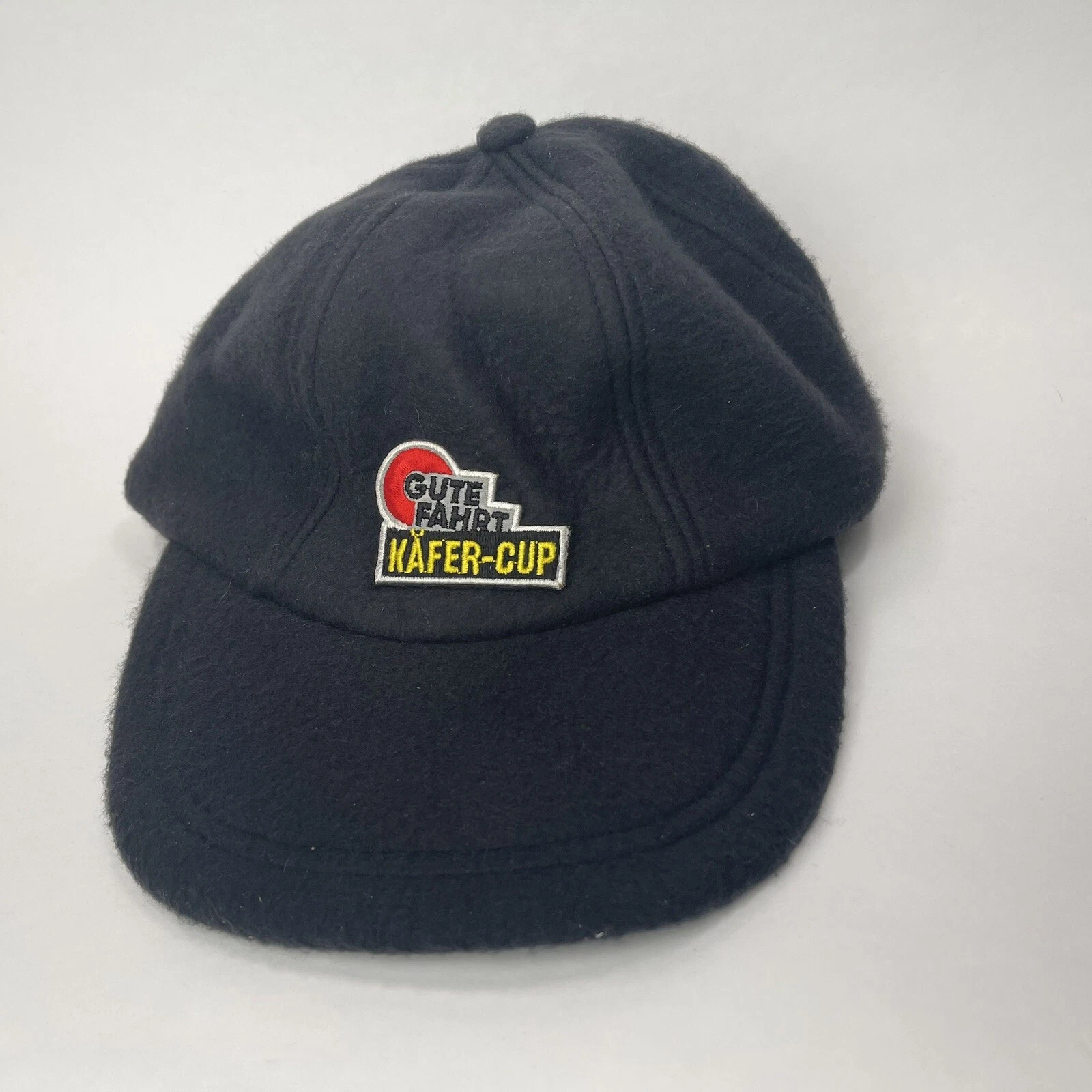 Vtg Volkswagen Kafer-Cup Gute Fahrt Fleece Hat VW Racing