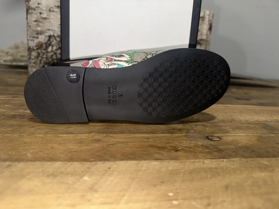 Zapatos Gucci GG Supreme Children Princetons 32 (US 13.5) Foto 4 de 4