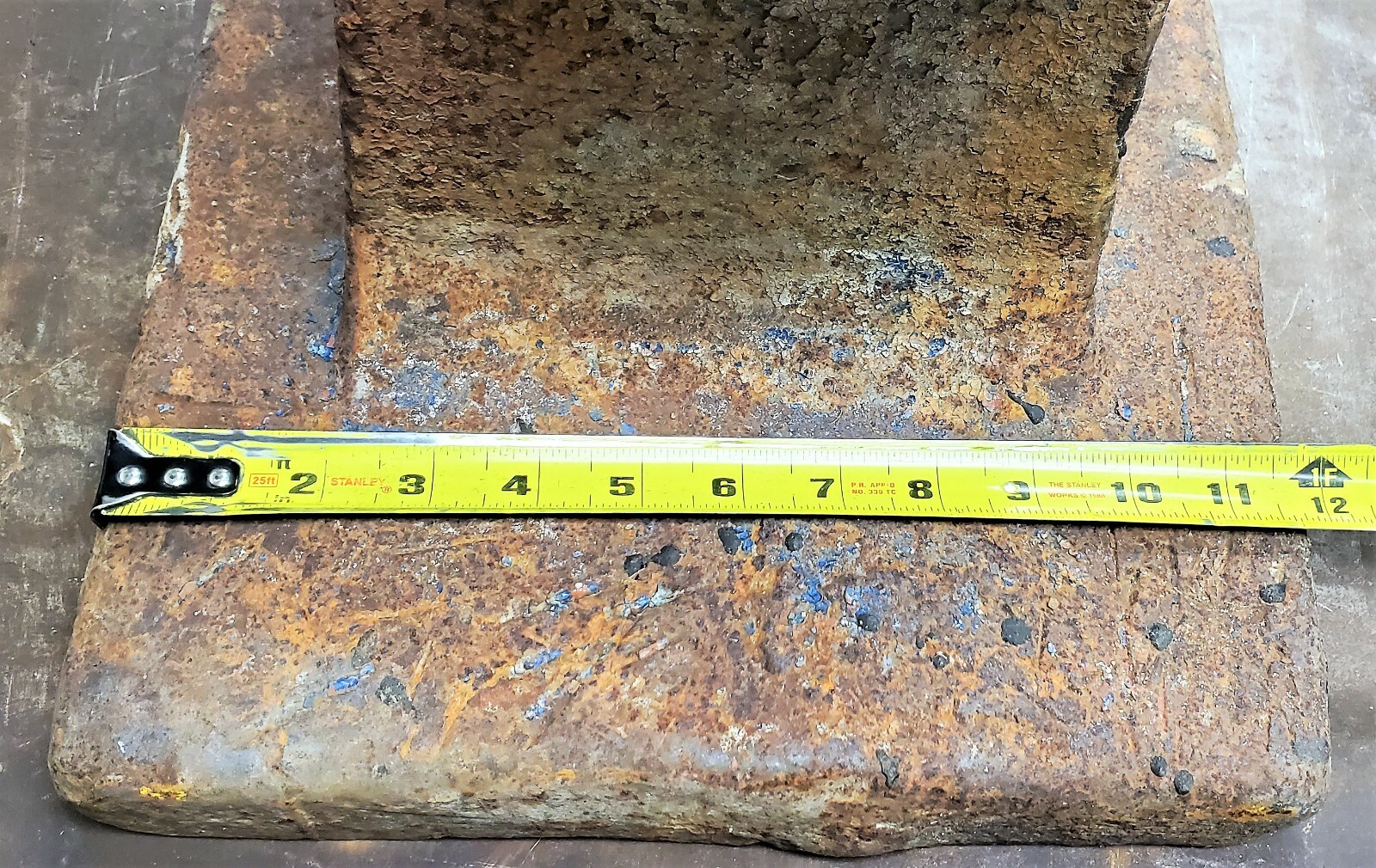 398 lbs. 24”x7” Railroad Bridge Anvil Blacksmith Anvil Single Hardy