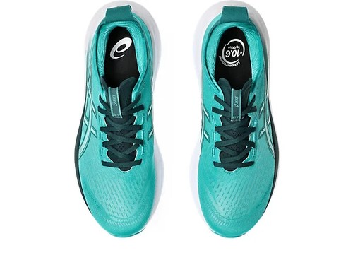 Asics Scarpe Running - Gel Nimbus 27 Teal/Saxon Green (uomo) - Imagen 6 de 8