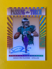 2022 Clearly Donruss Donovan McNabb Passing The Torch Auto #110/199 Eagles QB