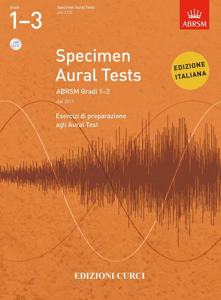 Libri Specimen Aural Tests ABRSM. Gradi 1-3