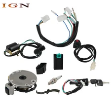 Stator Wire Harness Loom CDI Ignition Coil Kit For Dirt Pit Bike 50cc -140cc ATV