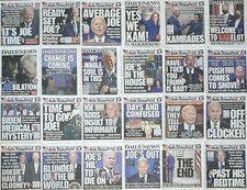 Joe Biden 24 RISE+FALL Newspaper Lot Election New York Post Daily Harris Trump Joe Biden 24 RISE+FALL Newspaper Lot Election New York Post Daily Harris Trump