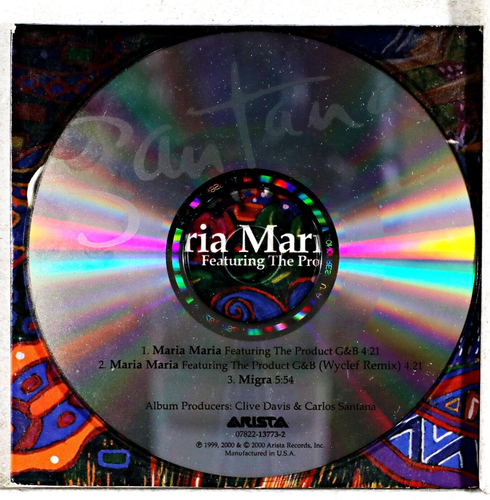 Santana - Maria Maria (CD 2000) - Picture 2 of 3