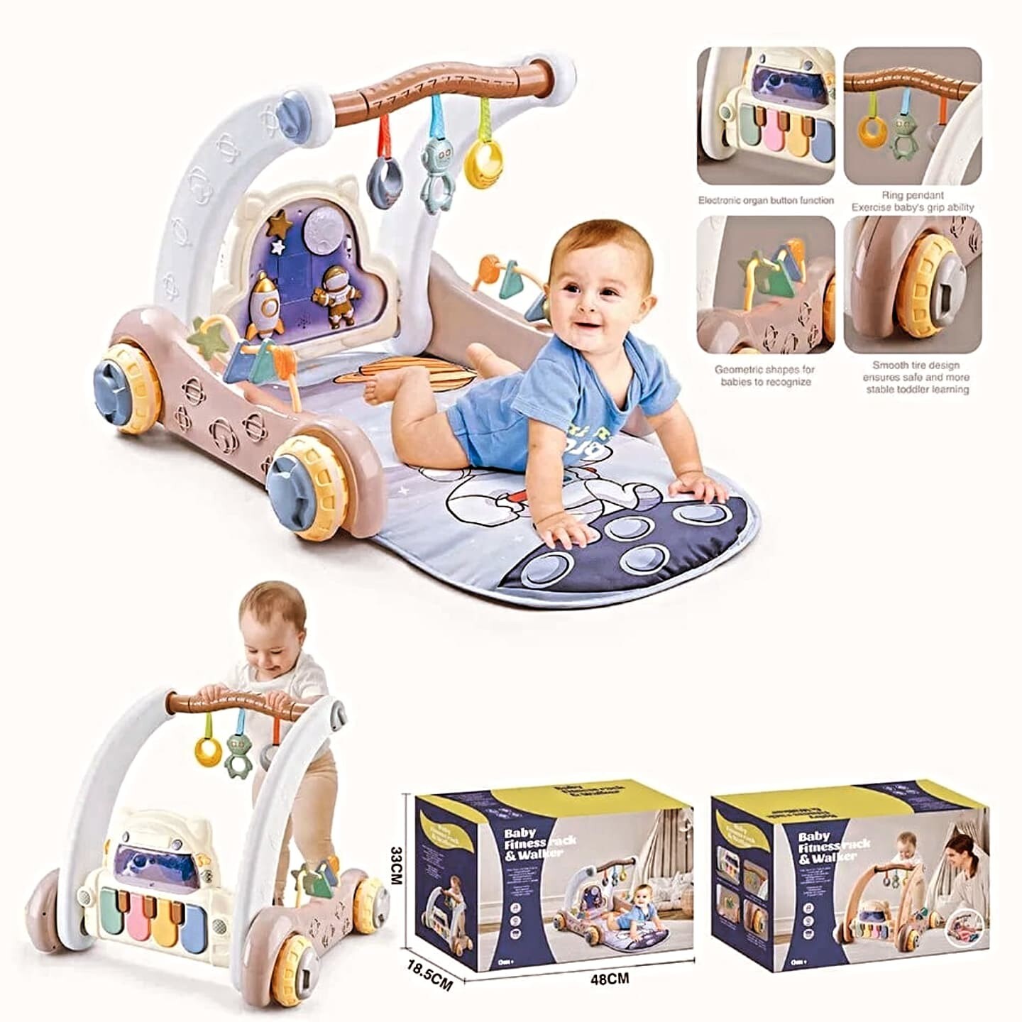 Blissful Diary Baby Play Gym Activity Mat