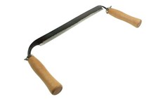 Zugmesser 280mm Ziehmesser mit Holzgriffen, Zieheisen f&uuml;r Holzbearbeitung