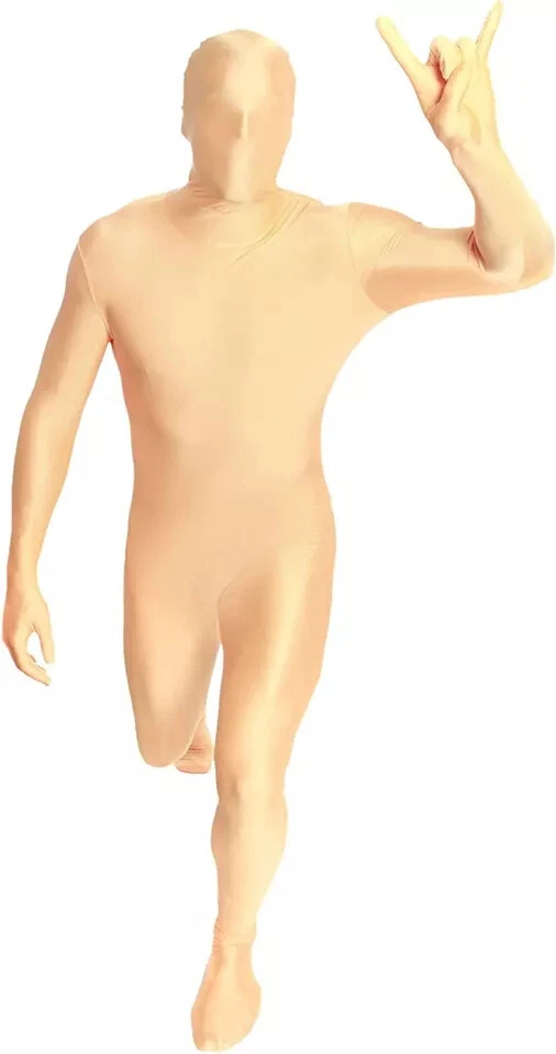 Traje Morphsuit Dorado M XXL Hombre Mujer Skinsuit Zentai Traje Halloween Disfraz Foto 2 de 4